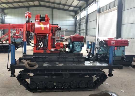 200m Diesel Power Portable Hydraulic Water Well Drilling Rig
