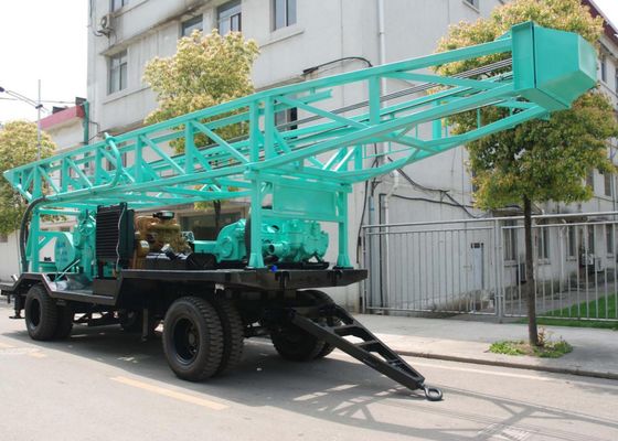 Хорошая цена 8 буровая установка водяной скважины трейлера СПДЖТ300 покрышки роторная онлайн